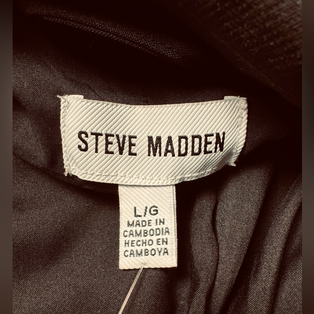 Steve Madden Relaxed Fit Blazer Jacket - Picture 3 of 7